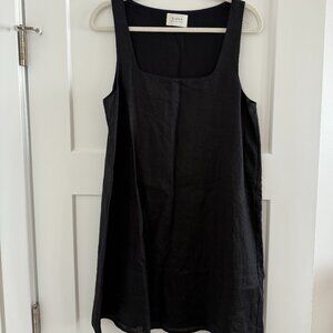 DISSH Shannon Black Linen Mini Dress